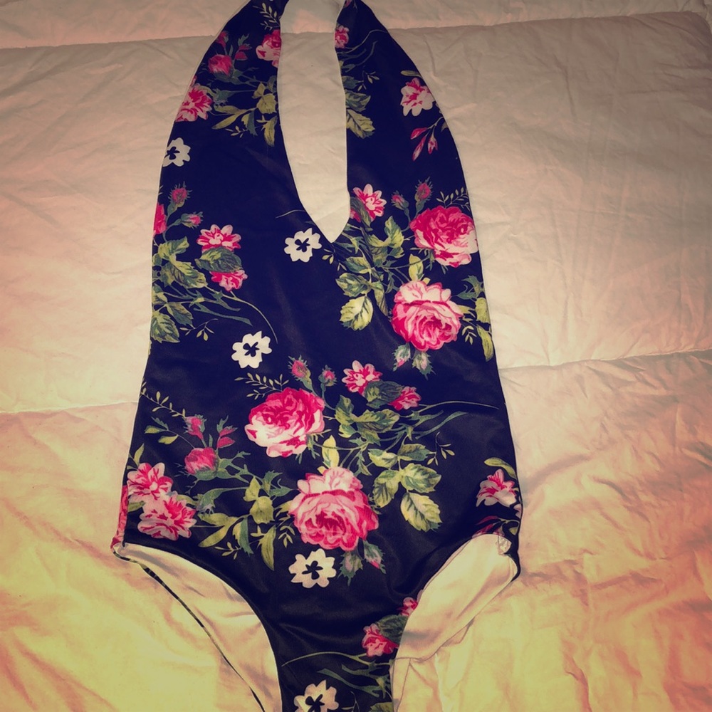 NWOT ~ halter bikini one piece